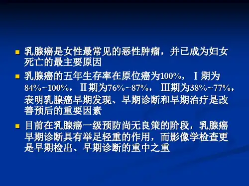 乳腺癌X线诊断