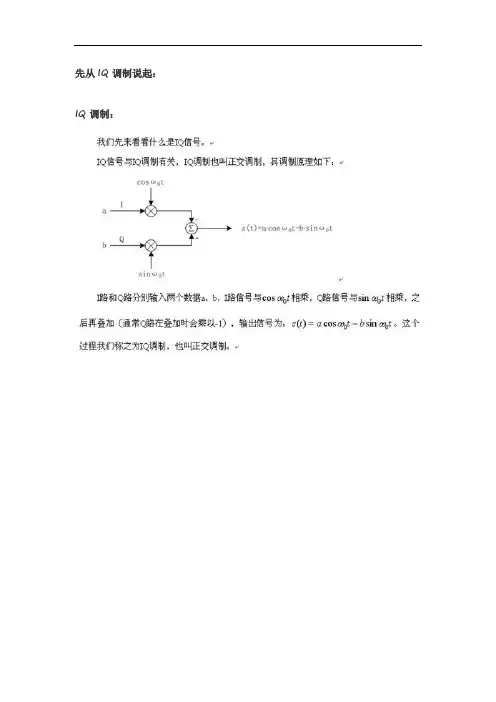 无线通信中的IQ调制,BPSK调制,QPSK调制,16QAM调制的理解