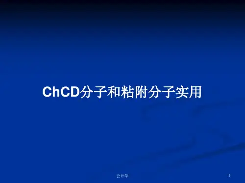ChCD分子和粘附分子实用PPT学习教案