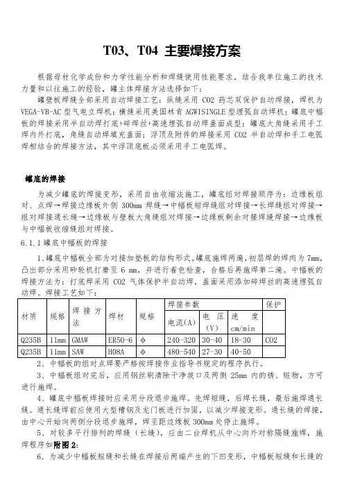 储罐焊接方案(重要)