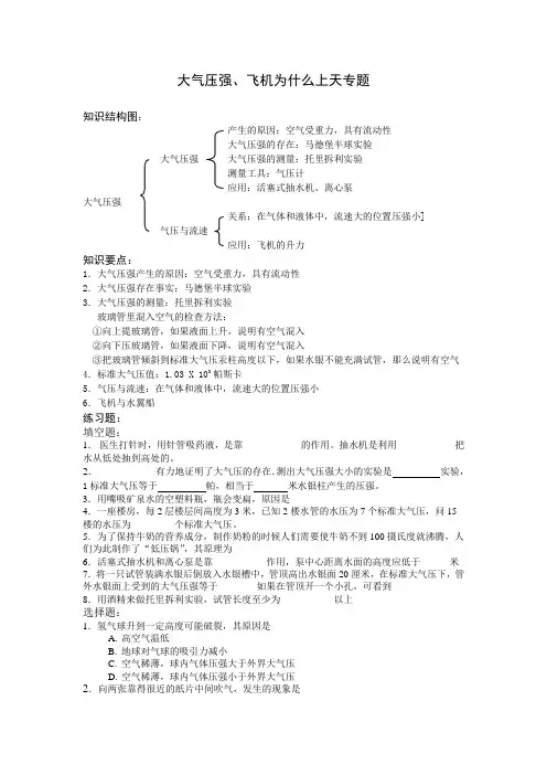大气压强专题