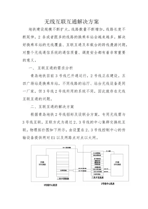 无线互联互通解决方案