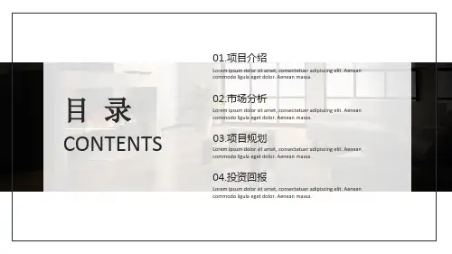 家装装饰室内设计公司简介PPT模板