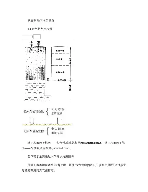 水文地质学 第三章__地下水的赋存.