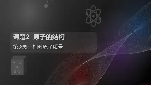 《相对原子质量》PPT优质课件