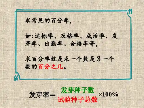 5、求一个数百分之几的实际问题---