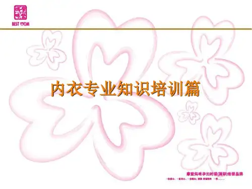 内衣专业知识培训(NEW)