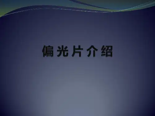 偏光片介绍20130114