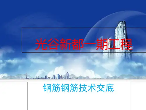 钢筋技术交底图文课件 PPT
