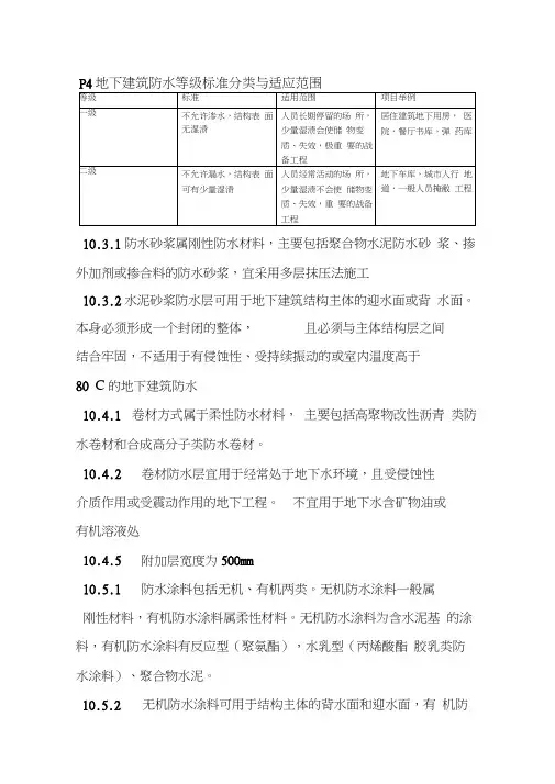 10J301地下防水图集