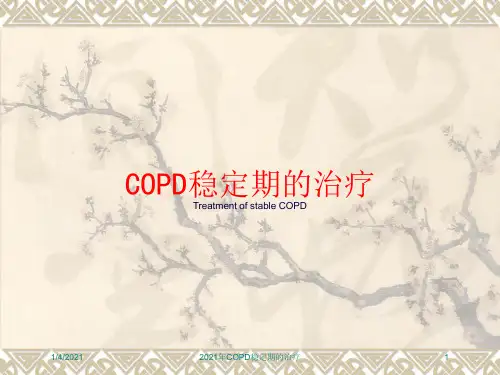 2021年COPD稳定期的治疗