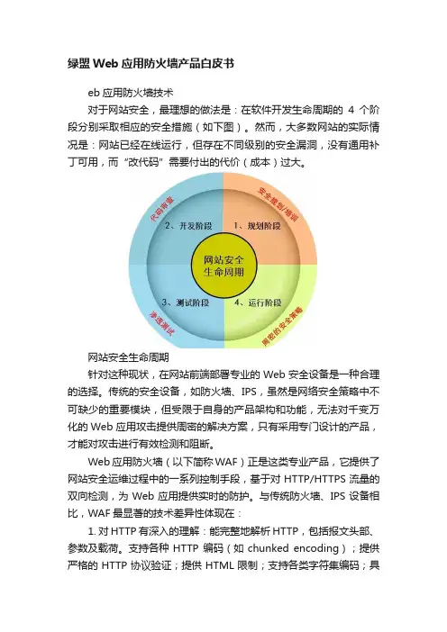 绿盟Web应用防火墙产品白皮书