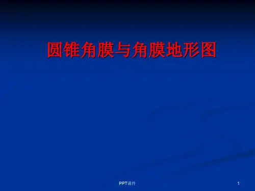 圆锥角膜与角膜地形图  ppt课件