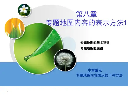 第八章专题地图内容的表示方法1