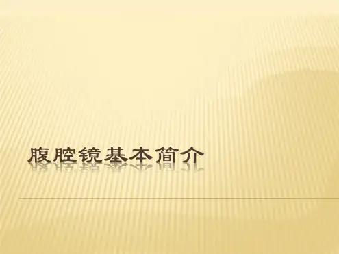 腹腔镜基本知识课件