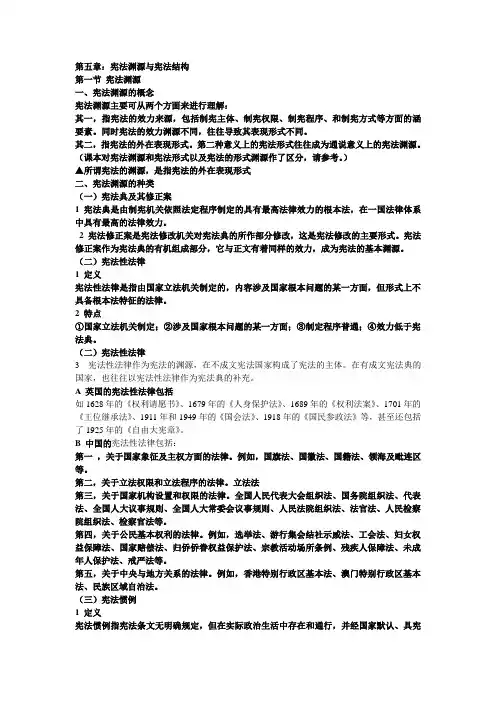 第五章.宪法渊源与结构101