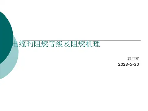 电缆阻燃专业知识讲座