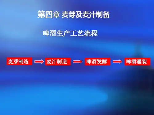 第四章 麦芽及麦汁制备