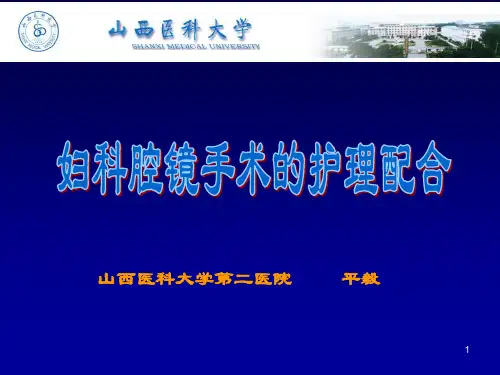 妇科腹腔镜手术ppt课件【精品】