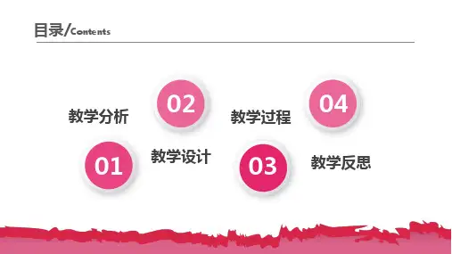 教师说课PPT模板课件