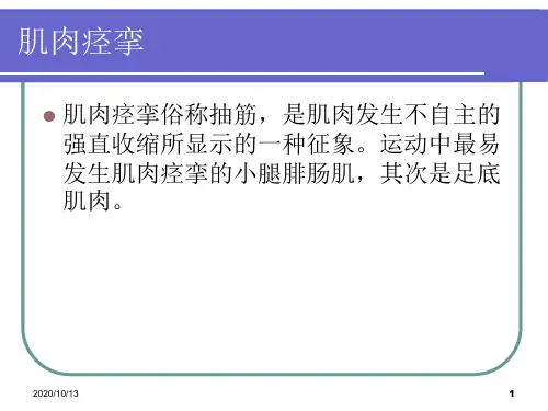 肌肉痉挛PPT课件