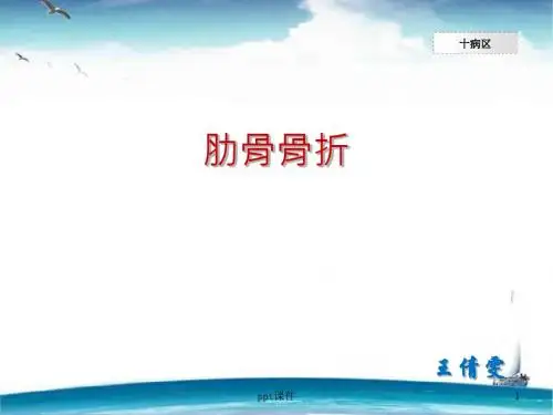 肋骨骨折  ppt课件