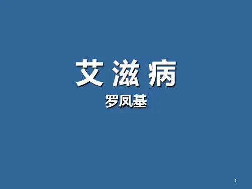艾滋病疾控中心PPT课件