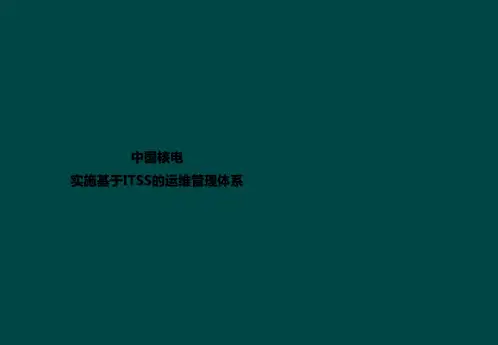 运维管理规划ppt课件