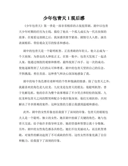 少年包青天1观后感
