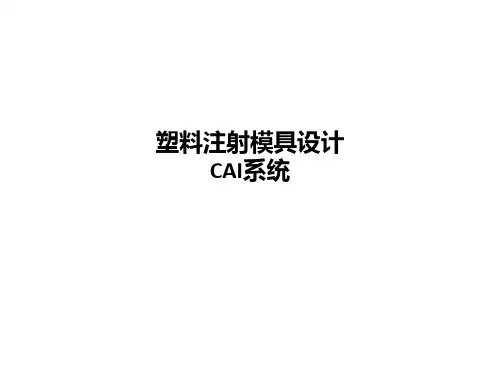 塑料注射模具设计CAI系统PPT课件