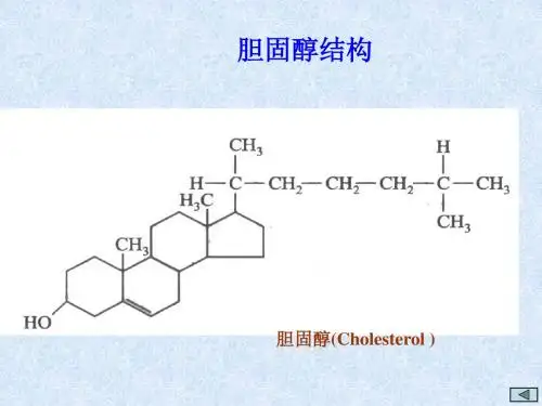 胆固醇结构