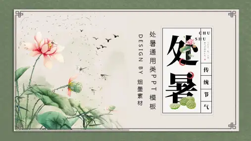 二十四节气之处暑PPT课件 (16)