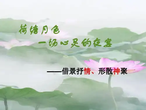 人教版高中语文必修2 《荷塘月色》(共60张PPT)