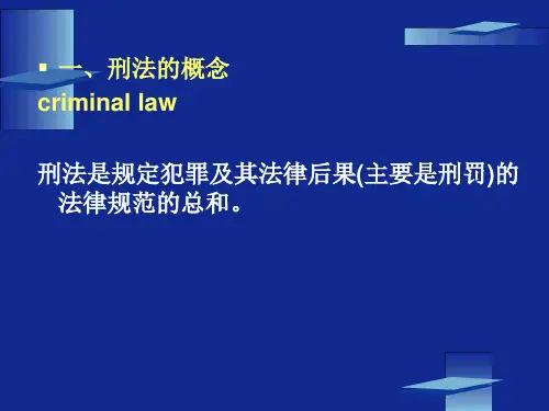 刑法完整课件