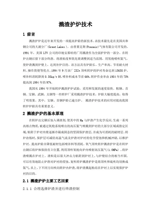 转炉溅渣护炉技术