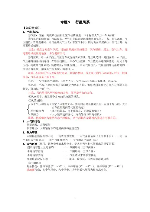专题9 行星风系(查书平)