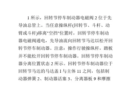 卡特挖掘机先导阀(回转节停车制动器)