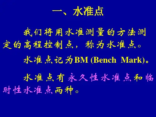 水准测量的方法ppt课件