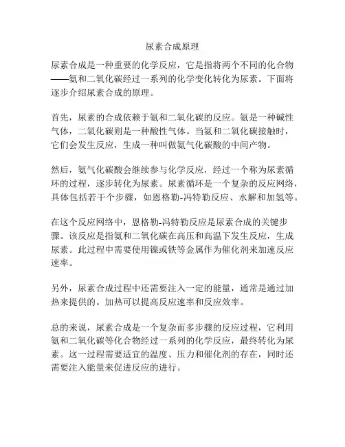 尿素合成原理