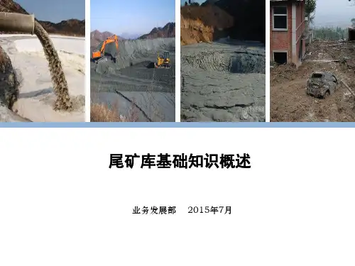 尾矿库基础知识和分类