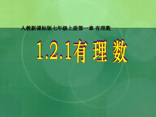 1.2.1有理数ppt课件