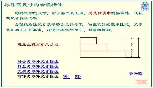 《工程制图》 零件图尺寸标注