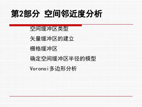 第2 空间邻近度分析