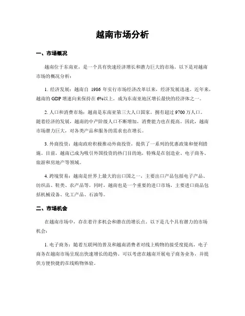 越南市场分析