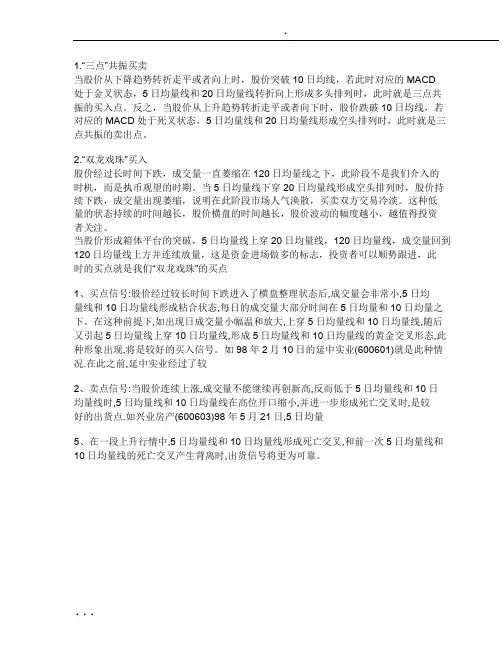均量线使用方法1
