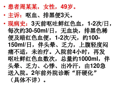 PBL病例—休克ppt课件