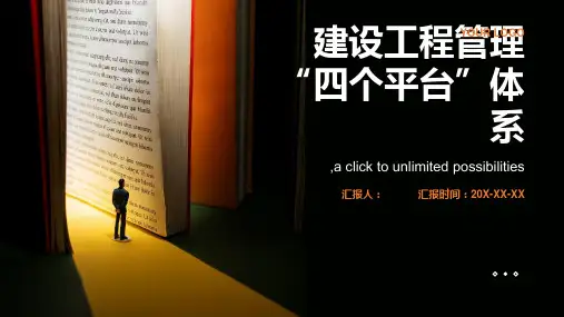 第二章：建设工程管理“四个平台”体系