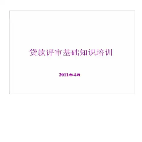 公司授信业务审查的要点分析(135页)