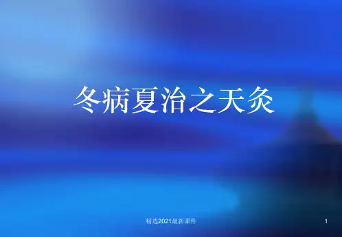 天灸PPT课件
