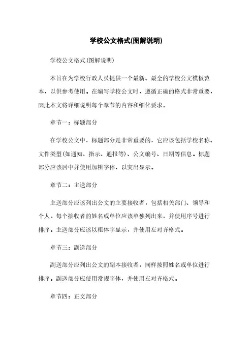 学校公文格式(图解说明)